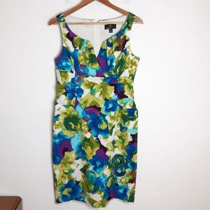 💥 EUC Ronnie Nicole Floral Fit Dress